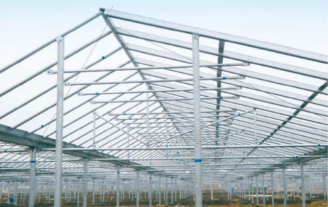 Photovoltaic greenhouse support system